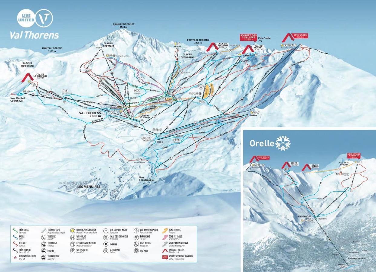 Appartement Orelle Val-Thorens Avec Spa Esterno foto