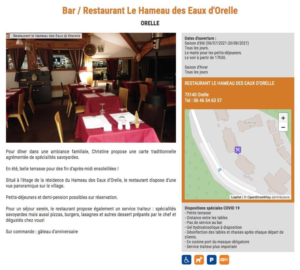Appartement Orelle Val-Thorens Avec Spa Esterno foto